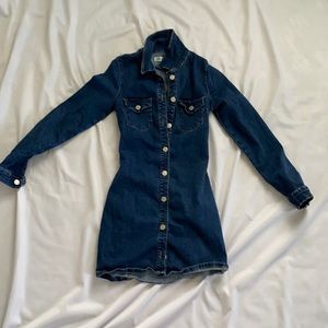 Zara denim dress size small- lots of stretch